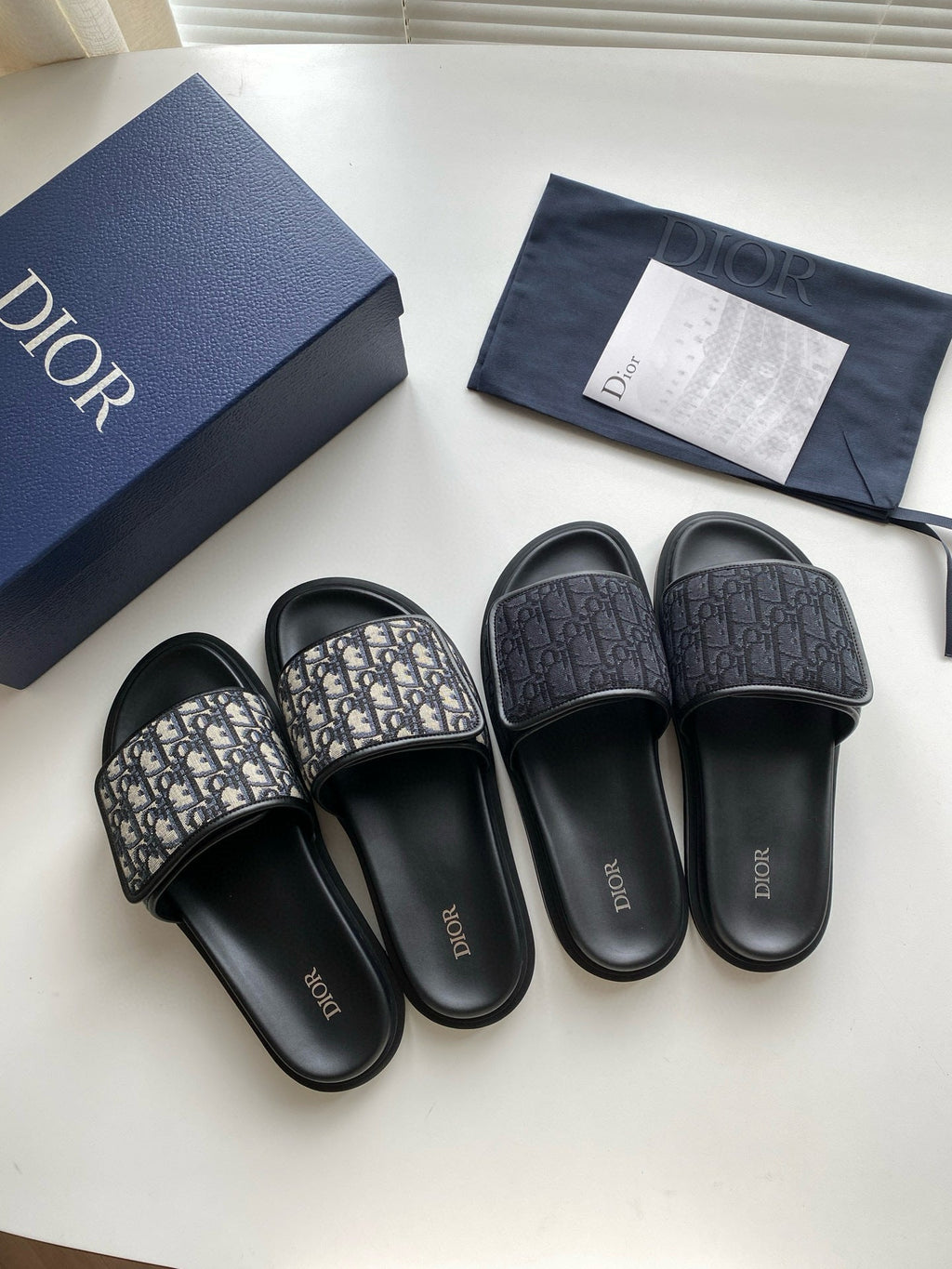 Dior - Sandale Aqua toile jacquard oblique