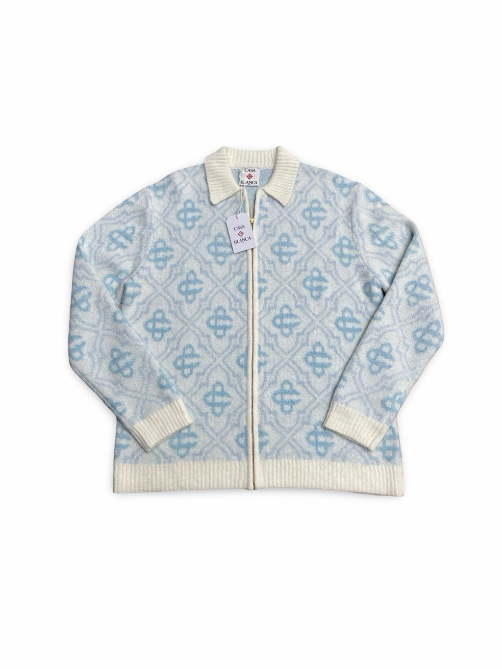 Casablanca - Cardigan zippé monogrammé
