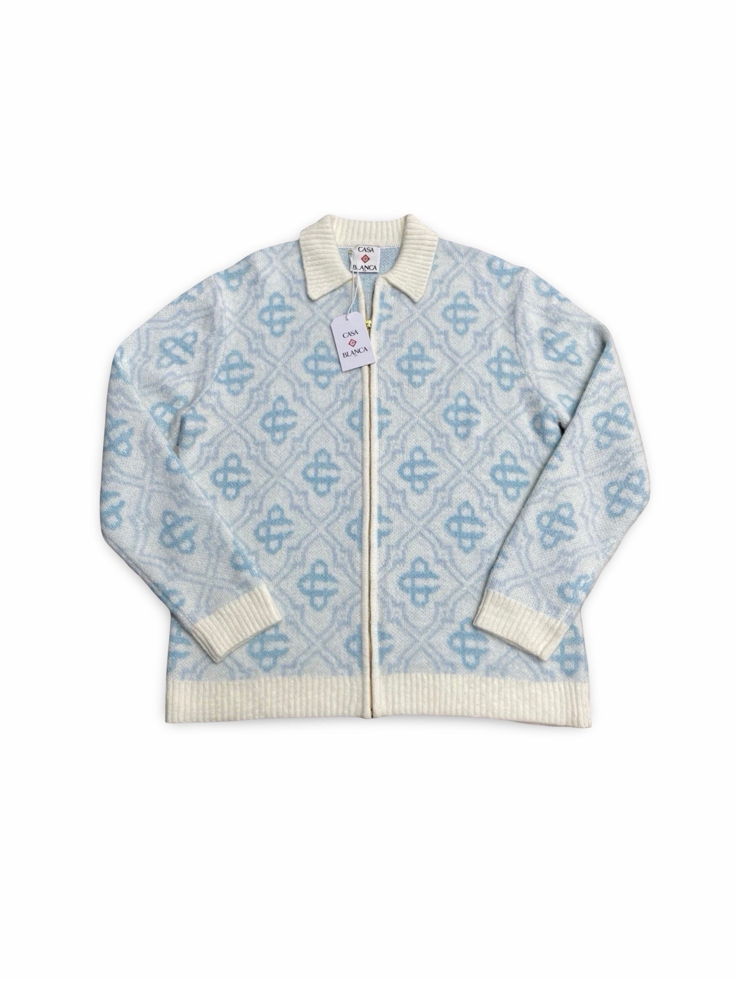 Casablanca - Cardigan zippé monogrammé