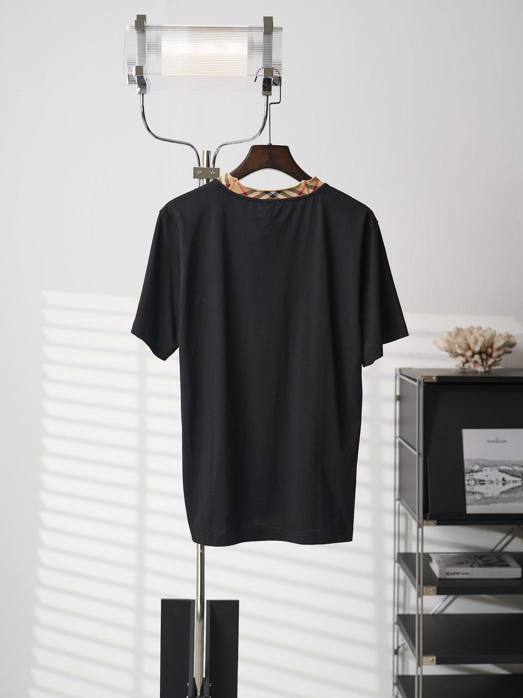 Burd3ry - T-shirt en coton avec Check