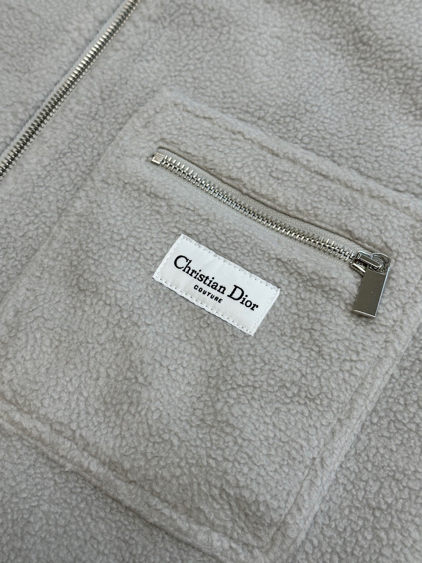Dior - Veste zippée gris