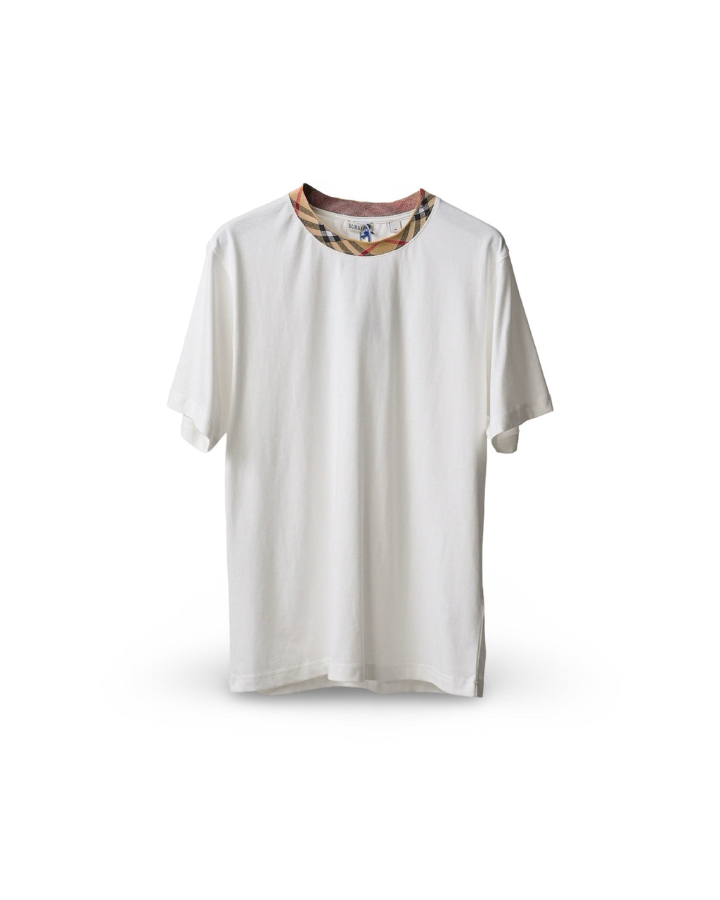 Burd3ry - T-shirt en coton avec Check