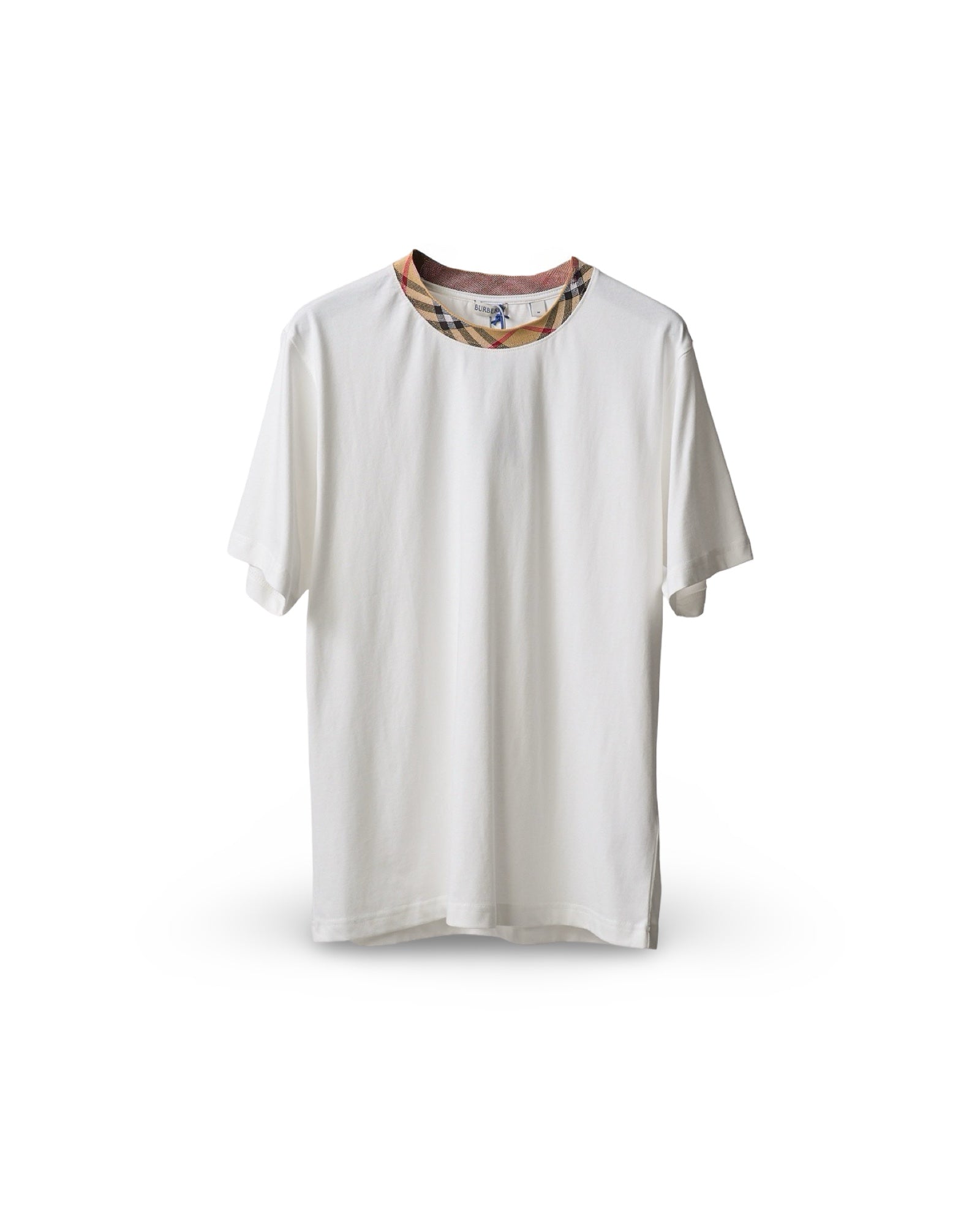 Burd3ry - T-shirt en coton avec Check
