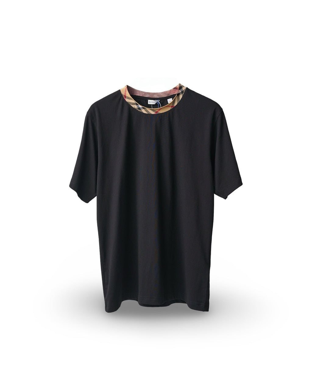 Burd3ry - T-shirt en coton avec Check