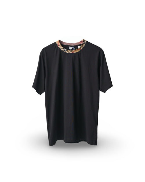 Burd3ry - T-shirt en coton avec Check
