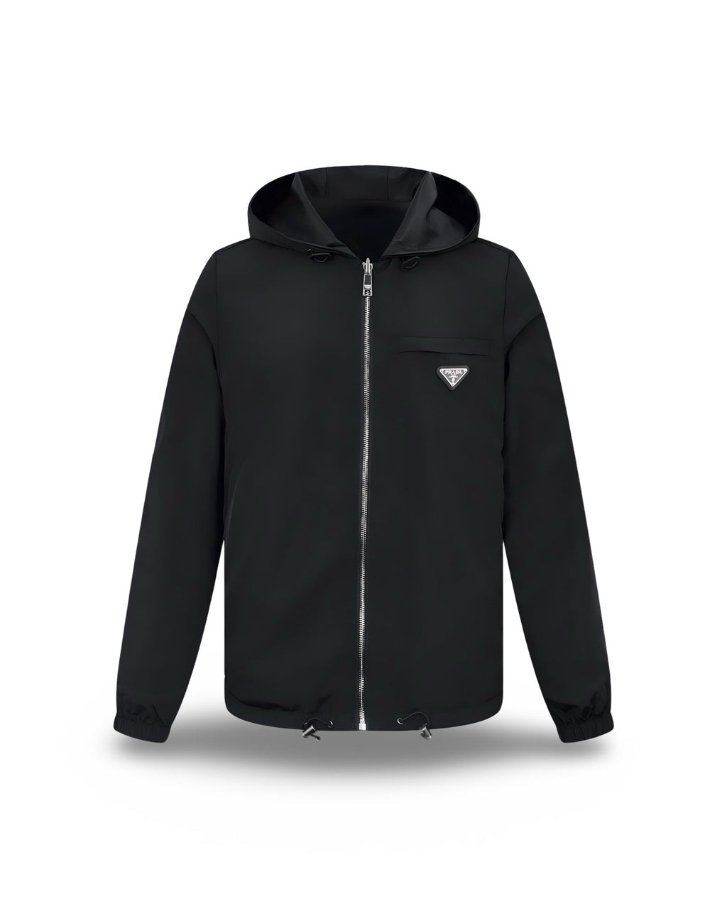 Pr4d4 - Veste réversible en cuir nappa et Re-Nylon