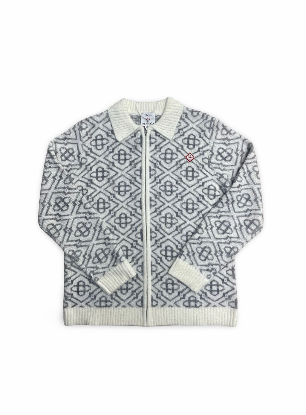 Casablanca - Cardigan zippé monogrammé