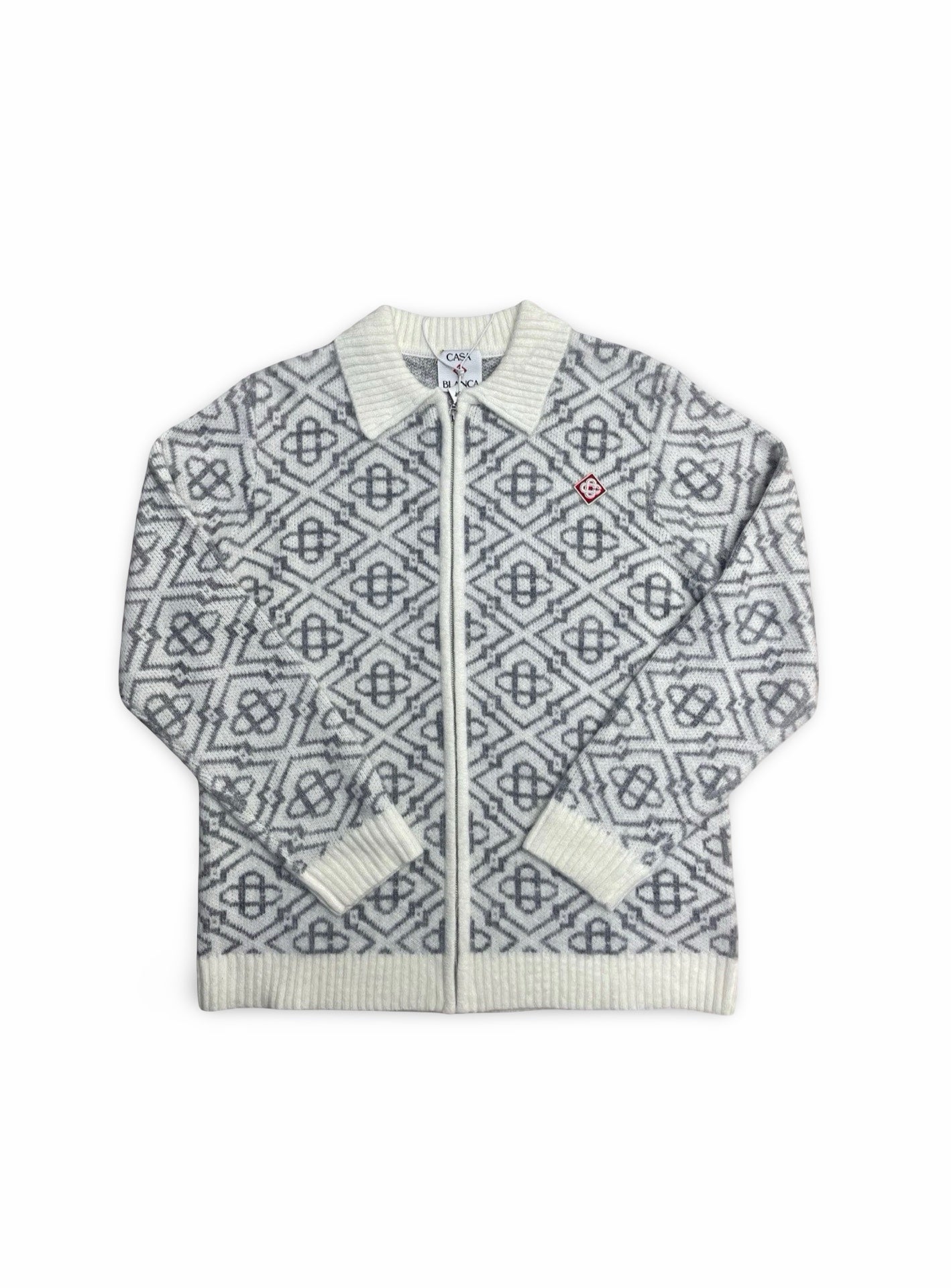 Casablanca - Cardigan zippé monogrammé