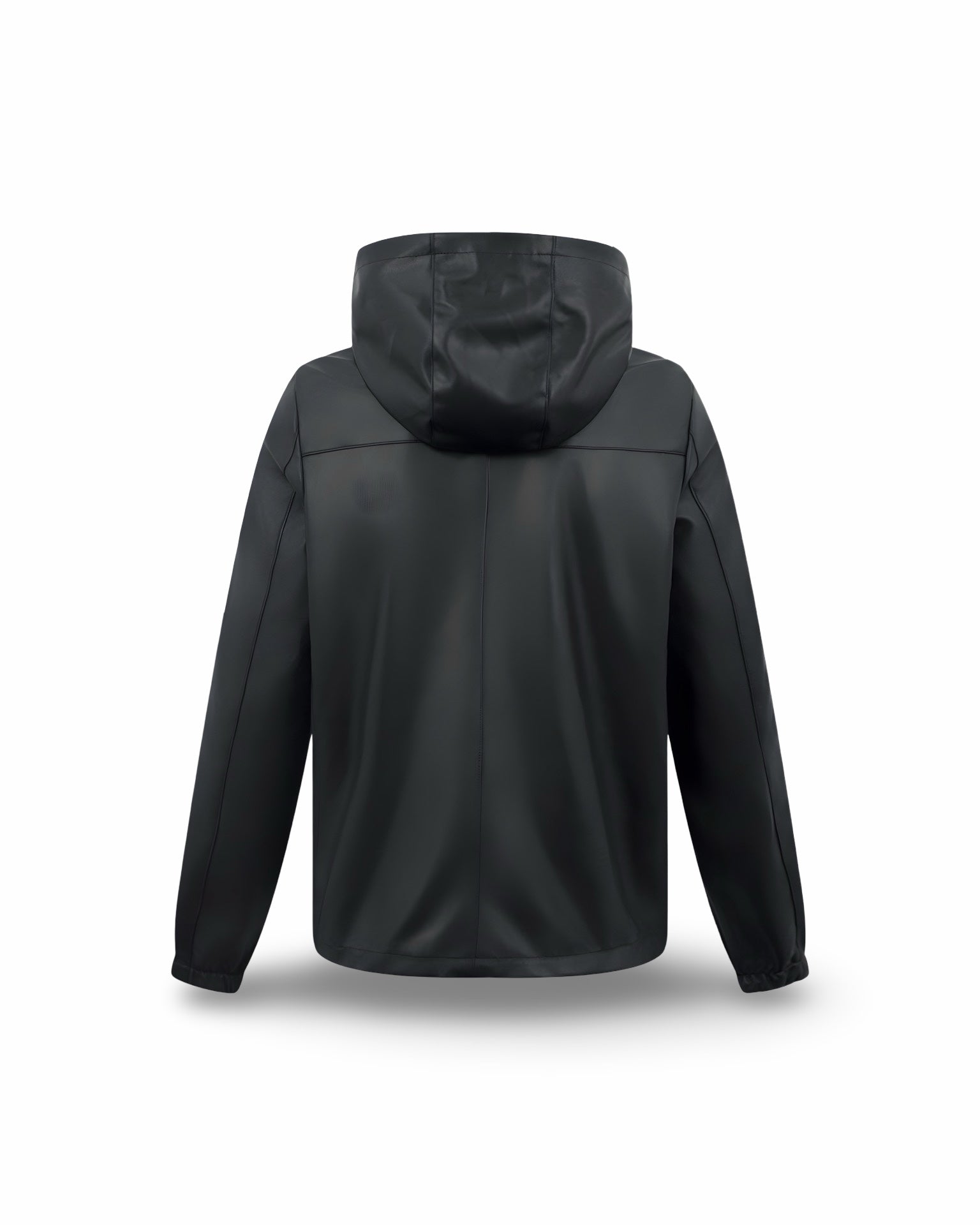Pr4d4 - Veste réversible en cuir nappa et Re-Nylon