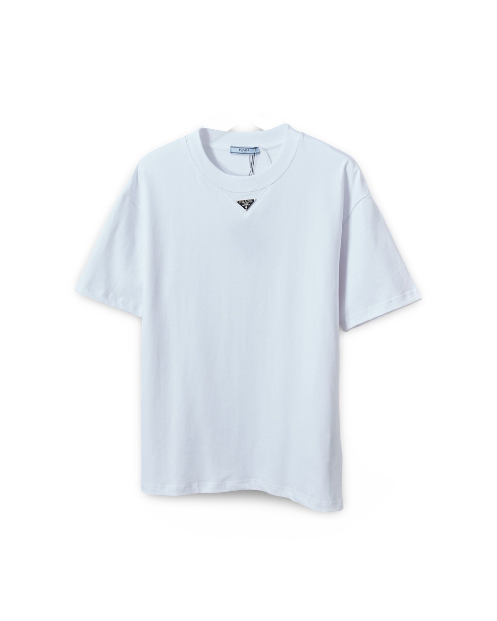 Pr4d4 - T-shirt en coton à logo triangulaire