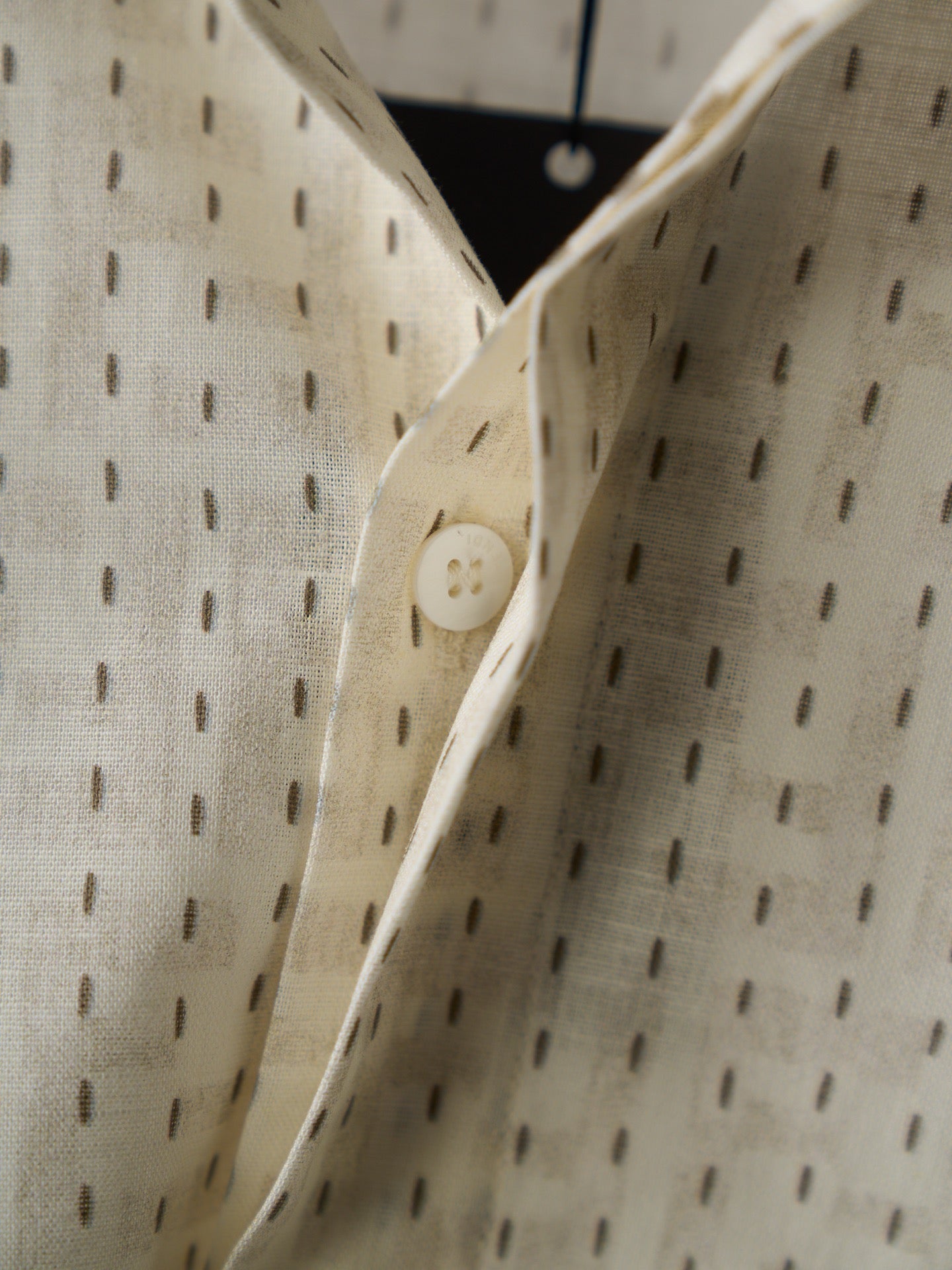 Fendi - Ensemble lin FF beige avec surpiqûres