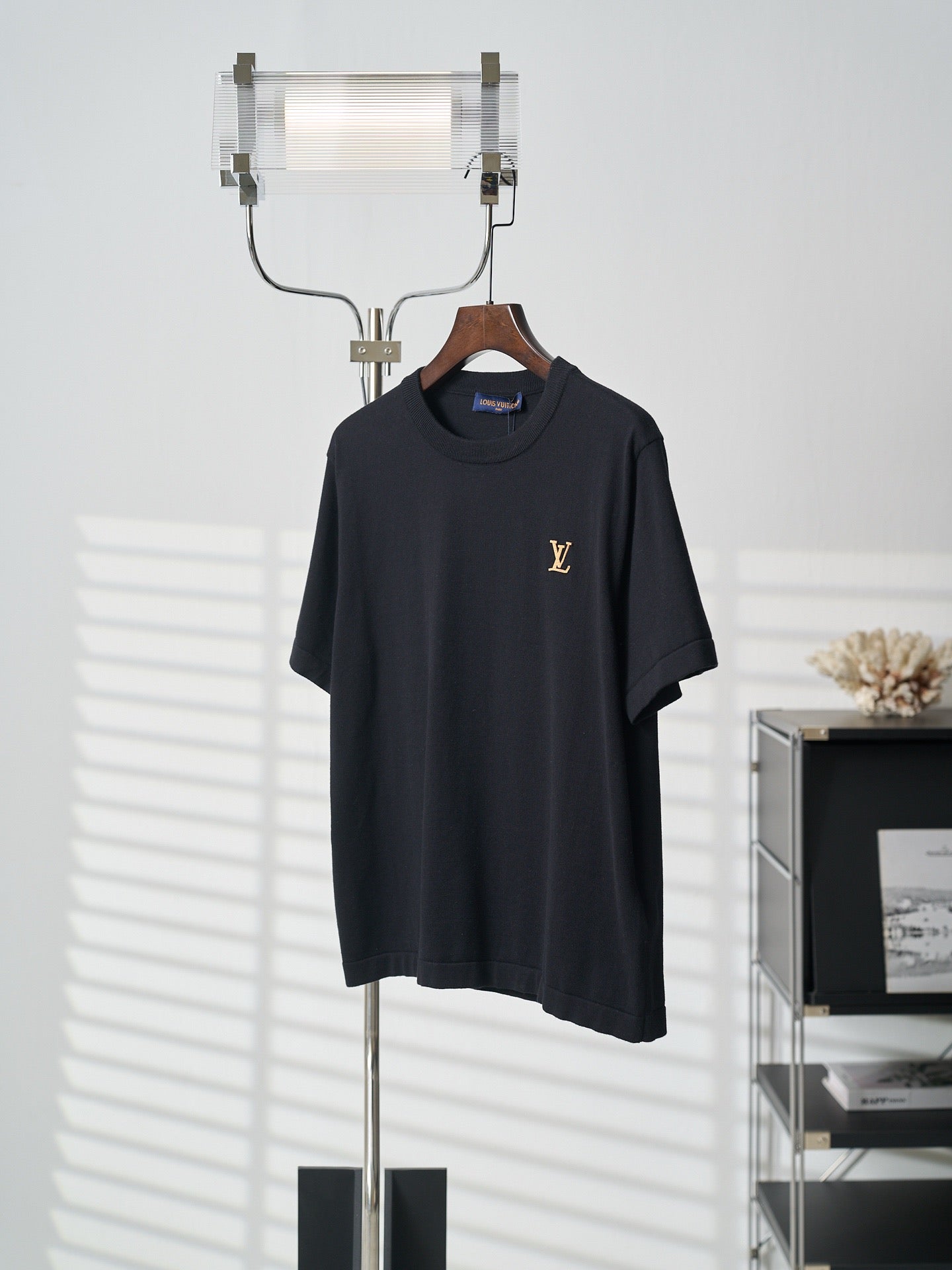 L0u1s Vu177on - T-shirt en maille LV logo