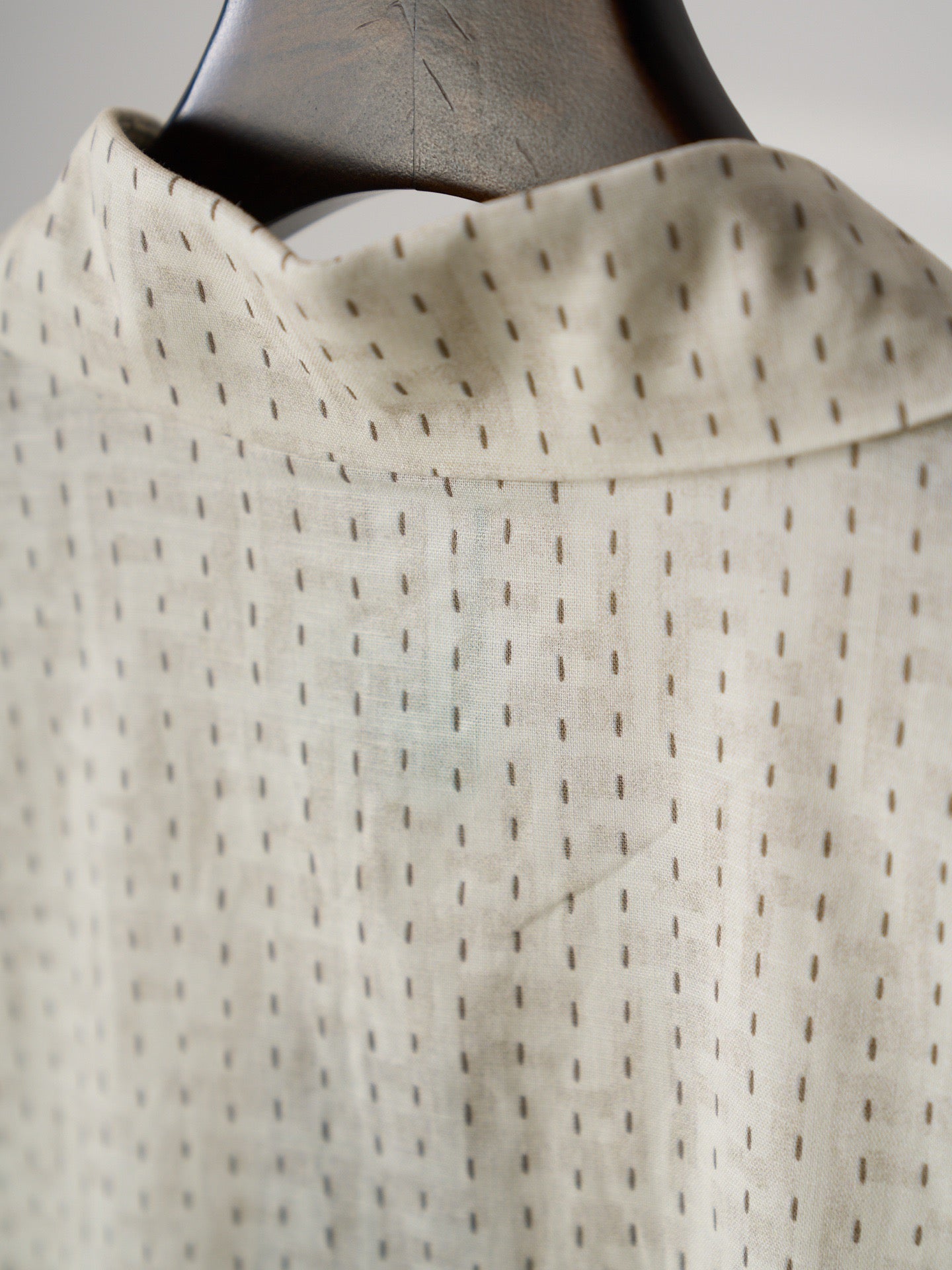 Fendi - Ensemble lin FF beige avec surpiqûres