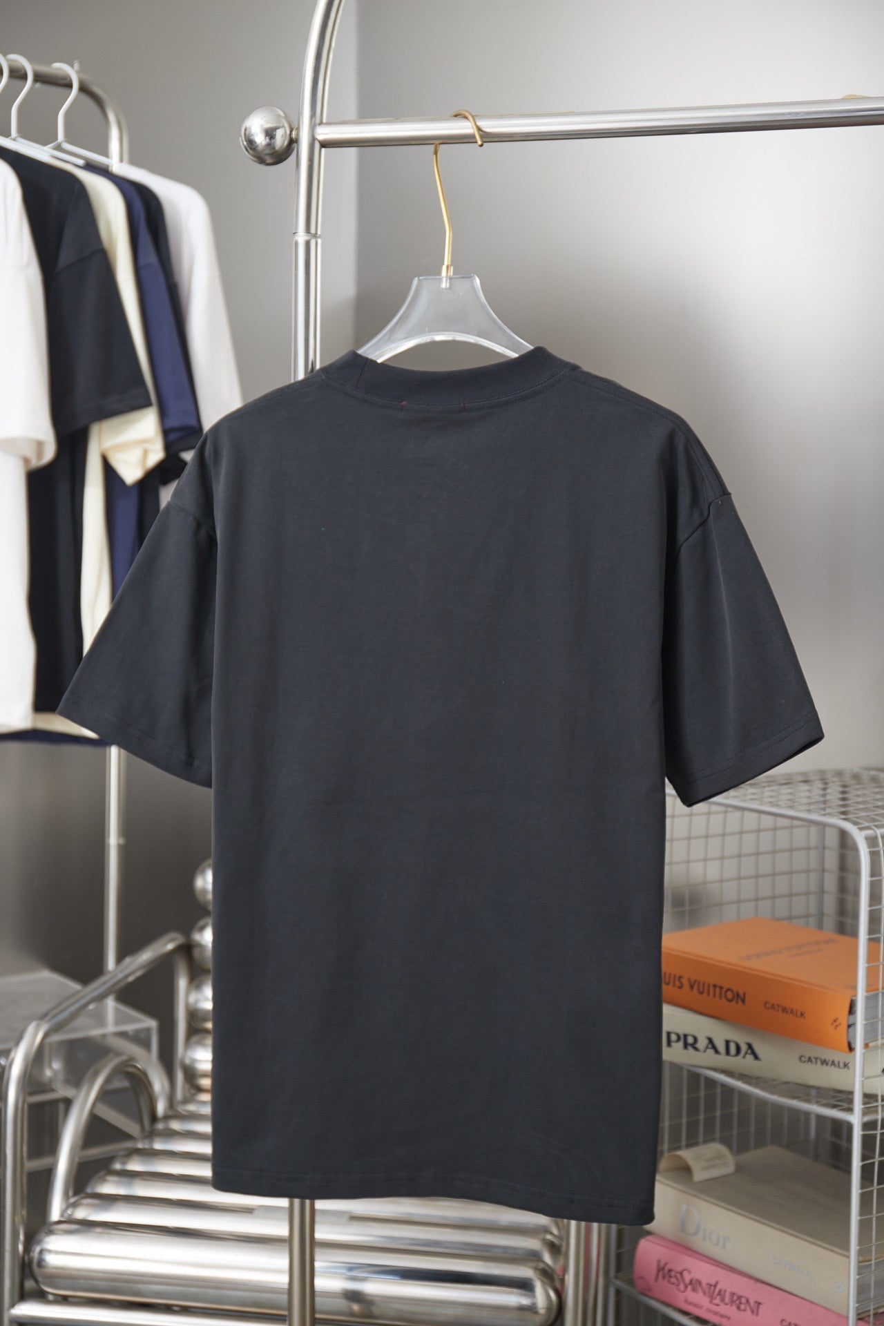 Pr4d4 - T-shirt en coton à logo triangulaire