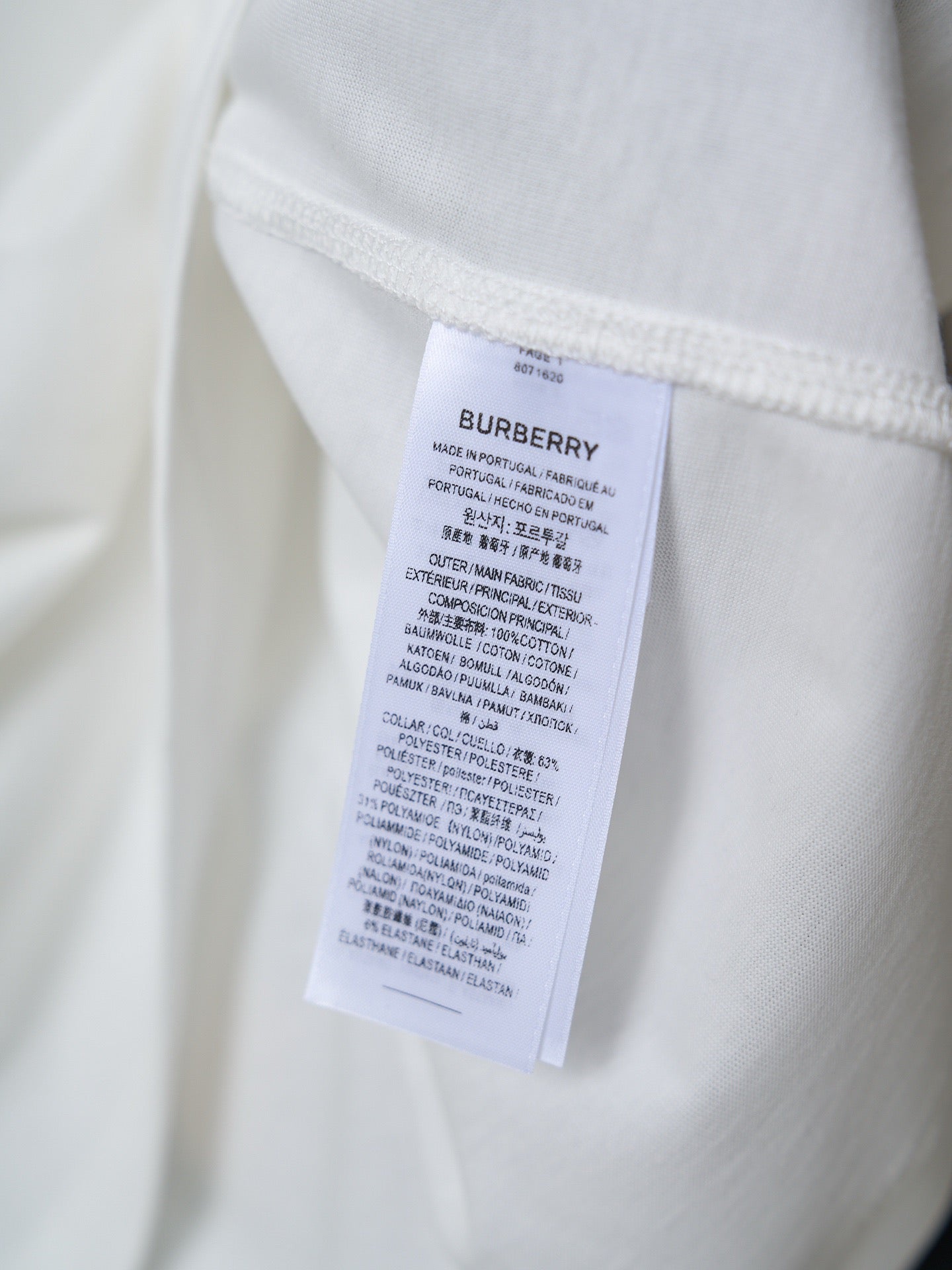 Burd3ry - T-shirt en coton