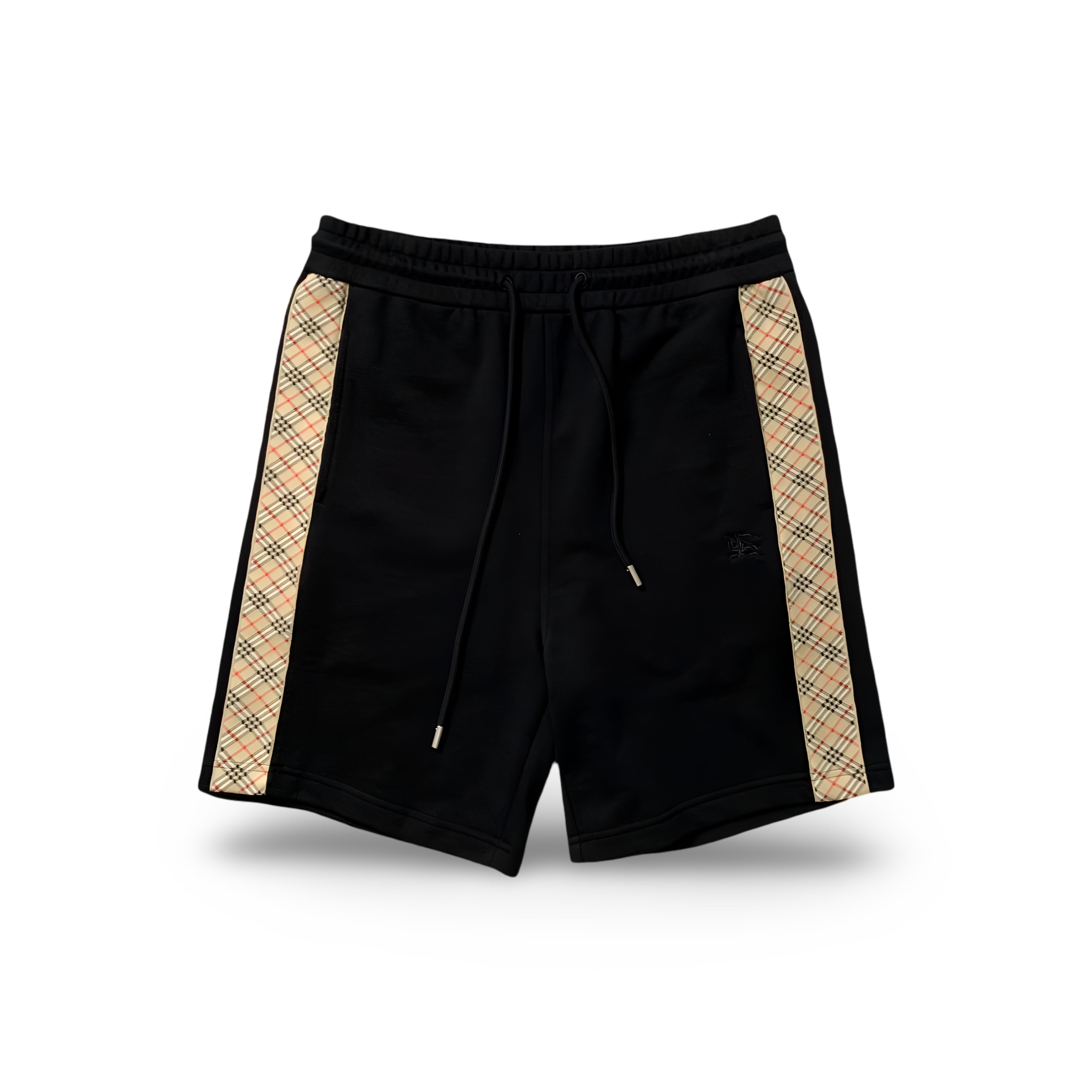 Burd3ry - Short en coton avec Check