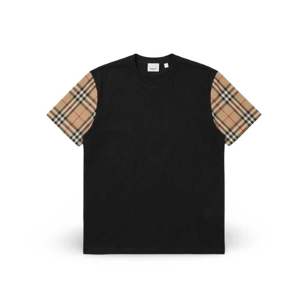 Burd3ry - T-shirt à manches check