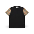 Burd3ry - T-shirt à manches check