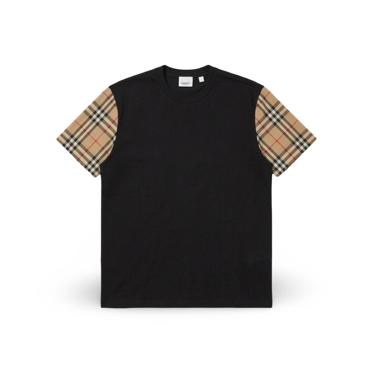 Burd3ry - T-shirt à manches check