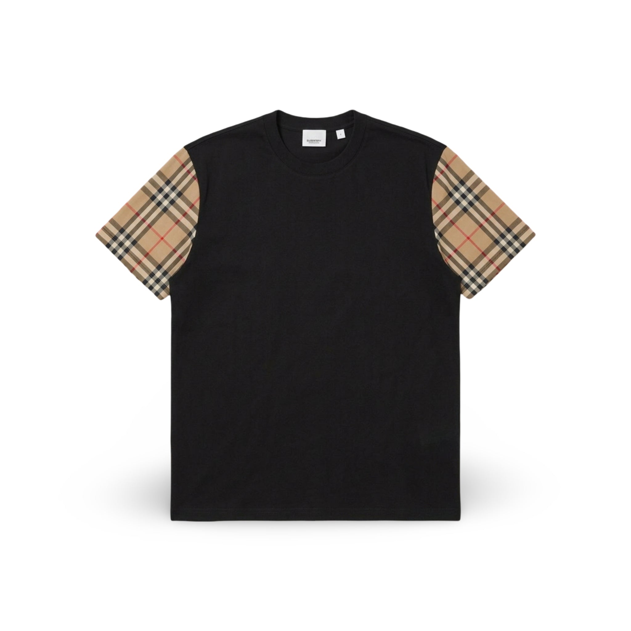 Burd3ry - T-shirt à manches check