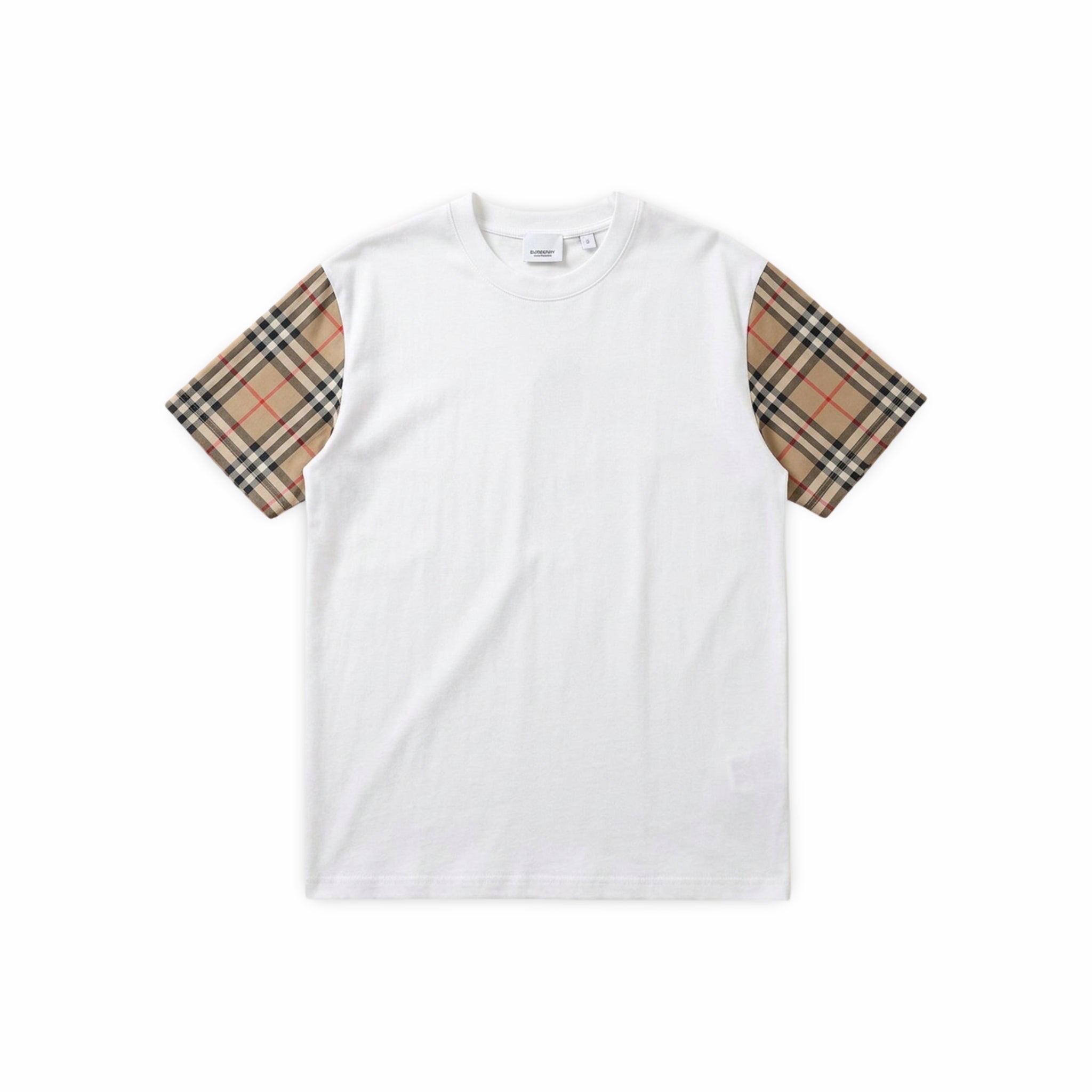 Burd3ry - T-shirt à manches check