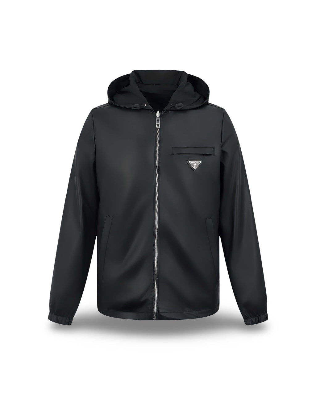 Pr4d4 - Veste réversible en cuir nappa et Re-Nylon