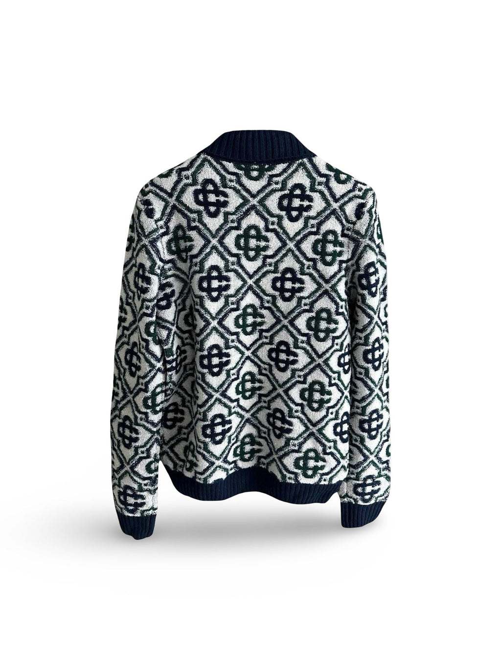Casablanca - Cardigan zippé monogrammé