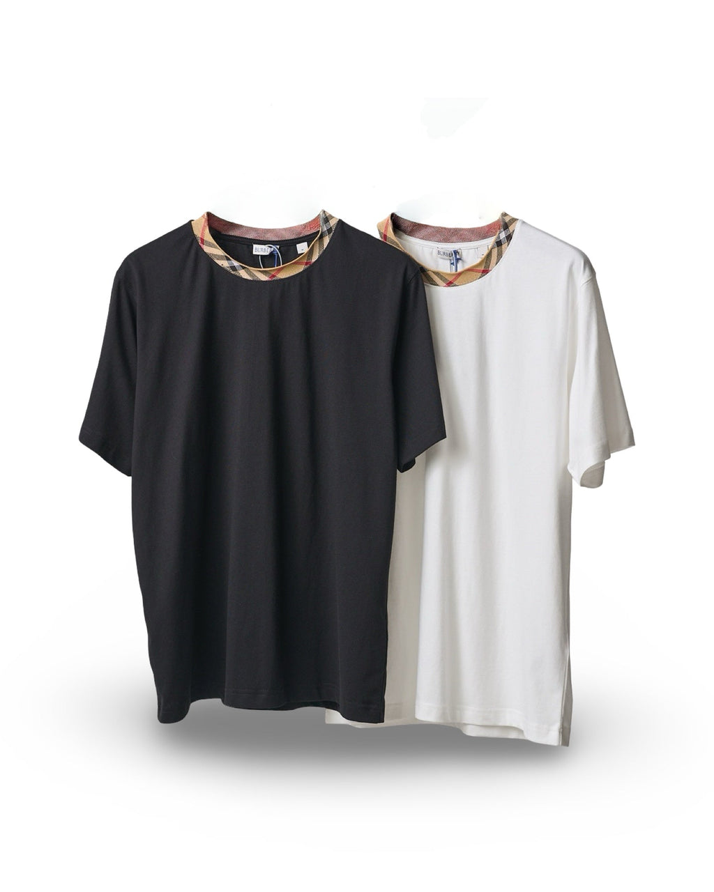 Burd3ry - T-shirt en coton avec Check