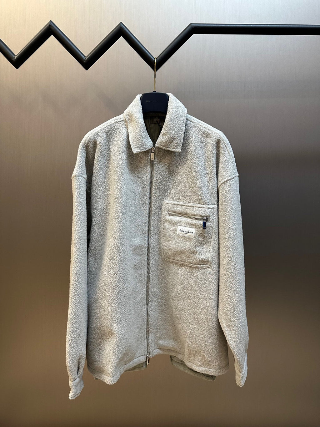 Dior - Veste zippée gris