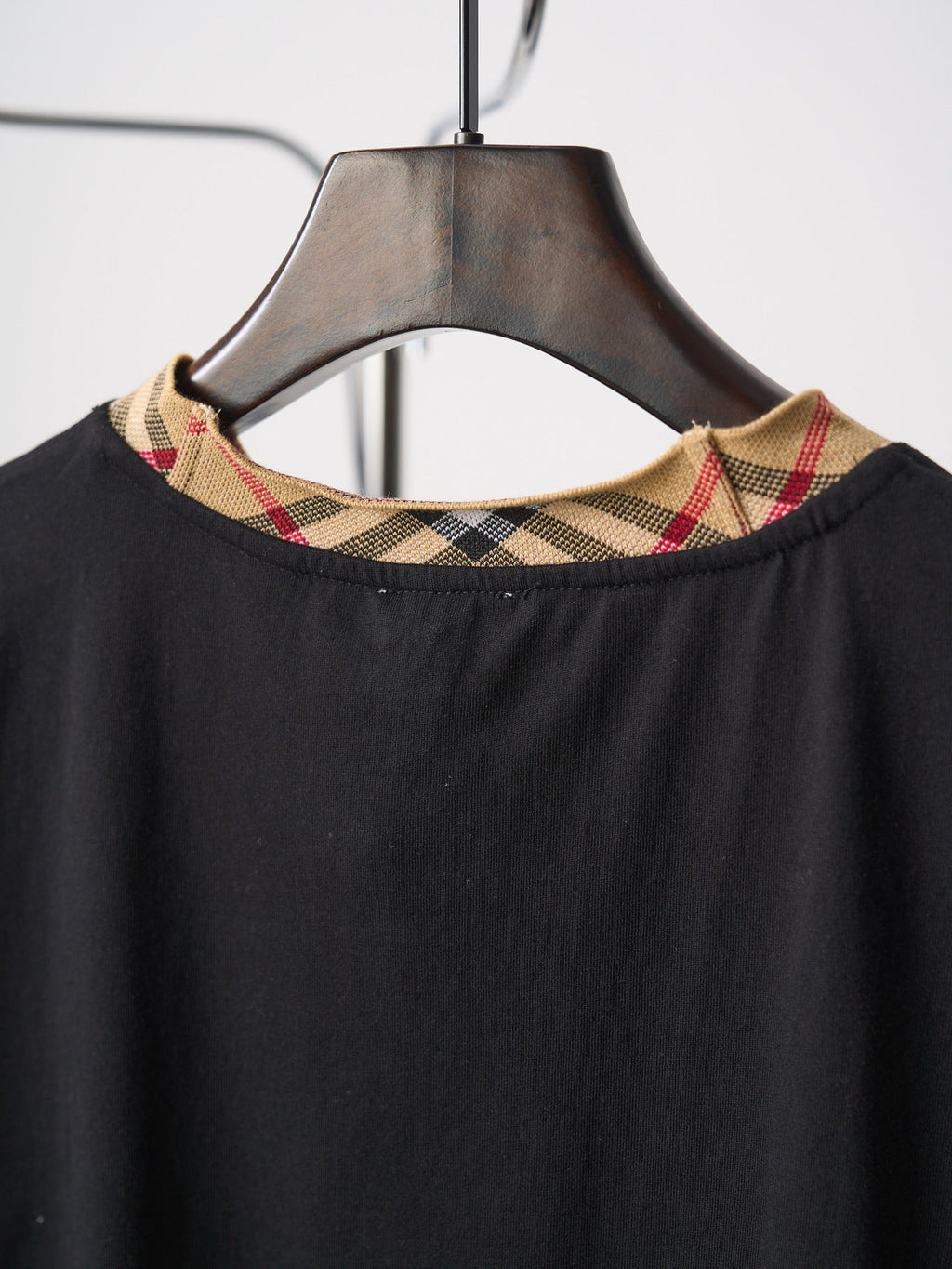 Burd3ry - T-shirt en coton avec Check