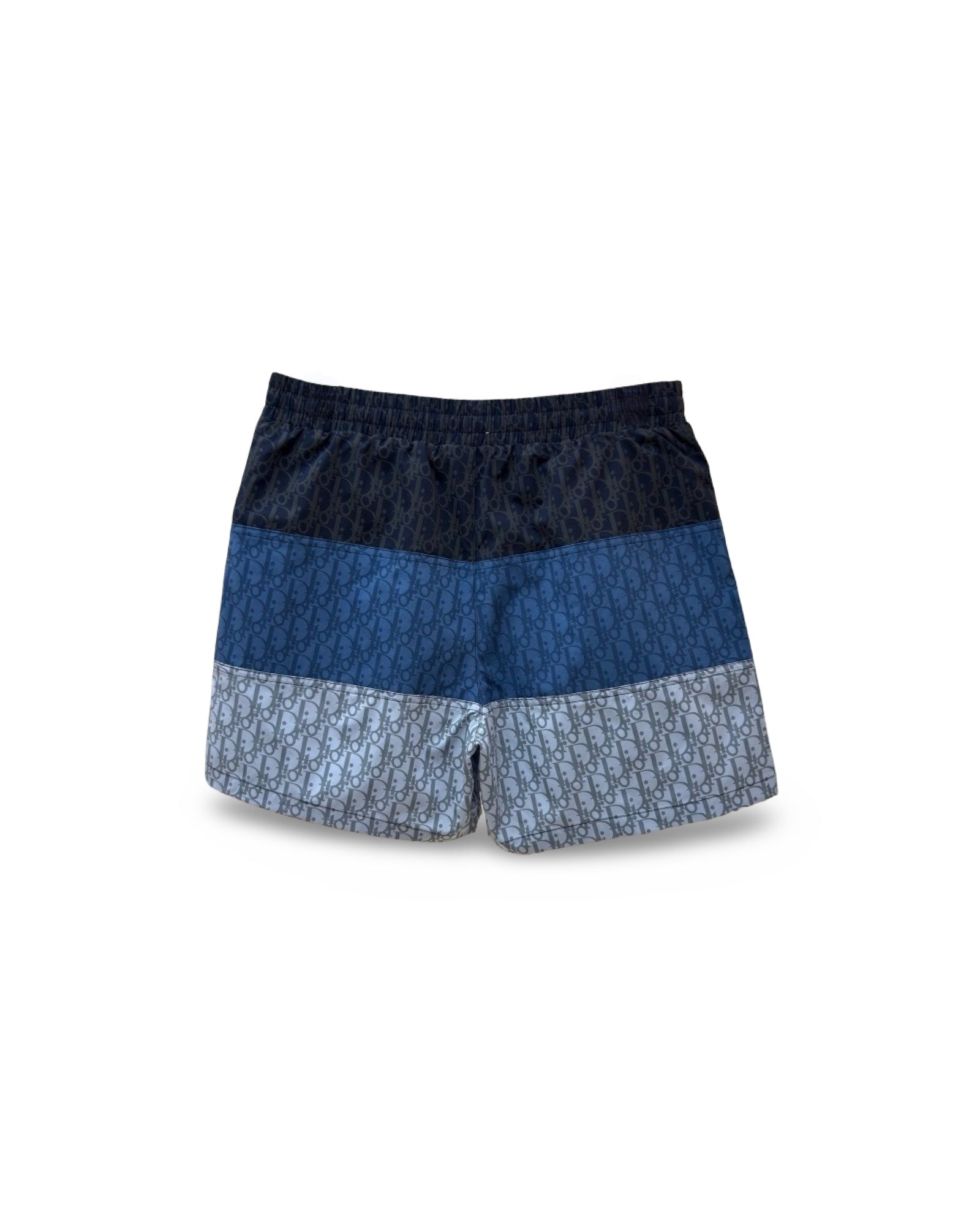 Dior - Short de bain oblique en tissu technique Color Block